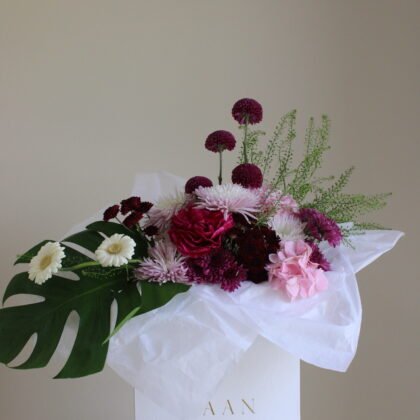 dark red bouquet