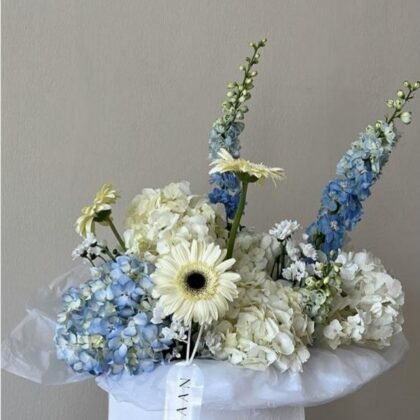 blue bouquet